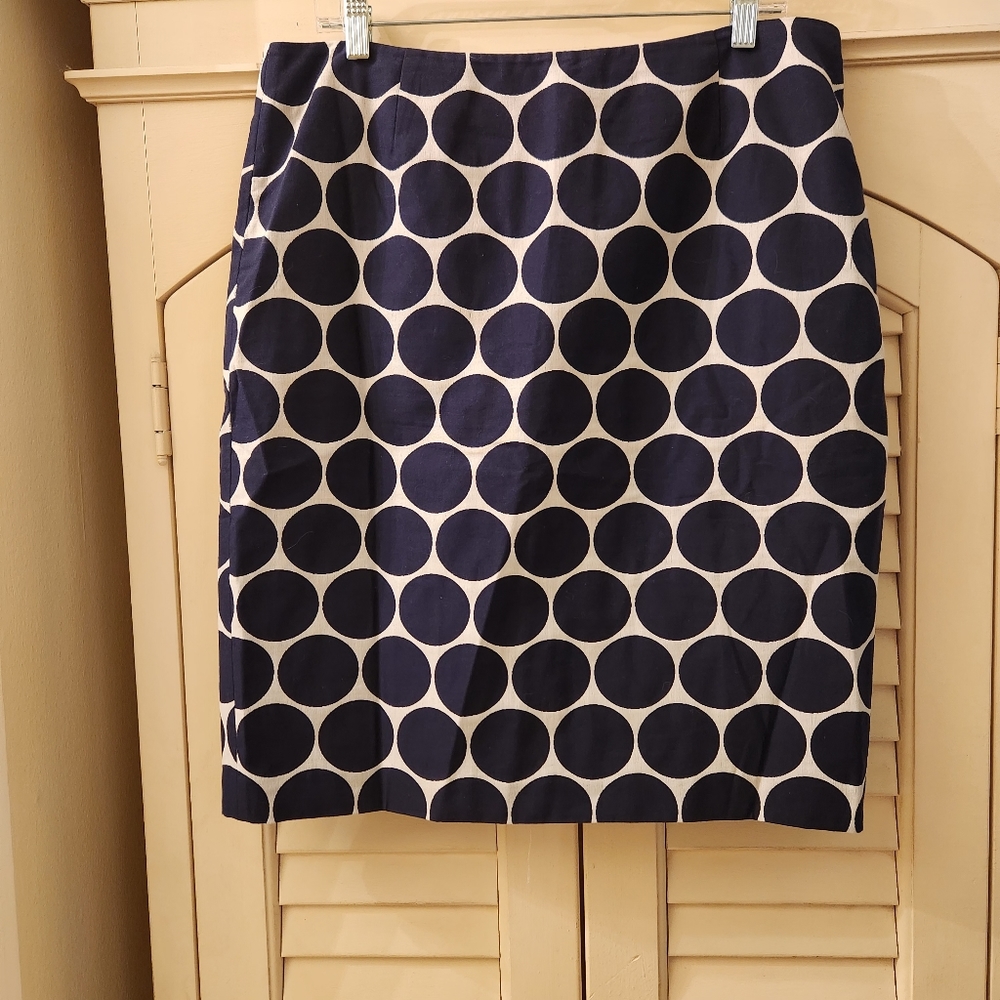 Gorgeous Grace Dane Lewis Polka Dot Pencil Skirt, SZ 14